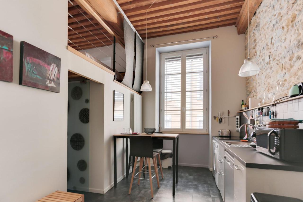 里昂Guestready - Charmant Loft Croix-Paquet Pour 2公寓 外观 照片